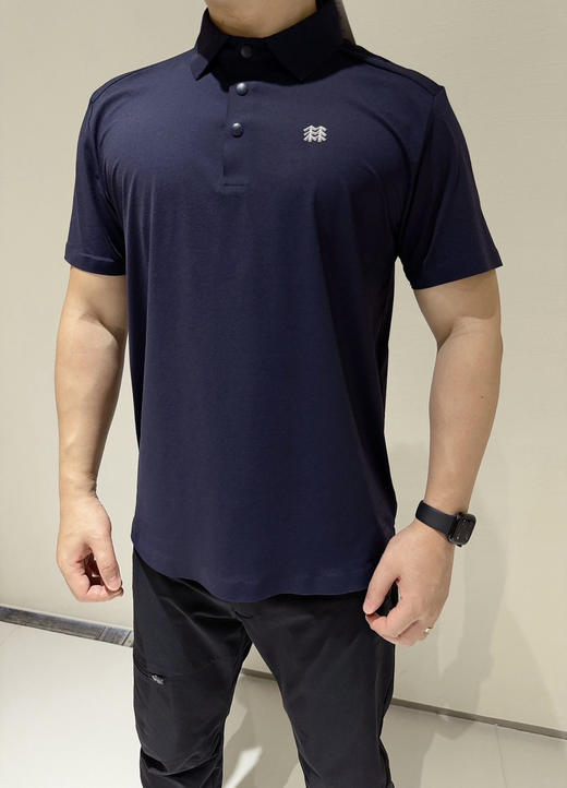 410-1 两棵树 压胶工艺 速干排湿抗菌 男士翻领短袖 跑量特价 商品图12