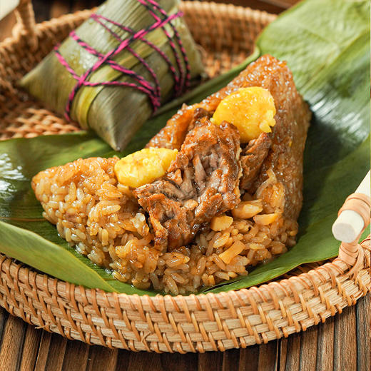 广州酒家珍粽粽子礼盒蛋黄鲜肉粽子豆沙蜜枣甜粽子端午节日送礼品 商品图8