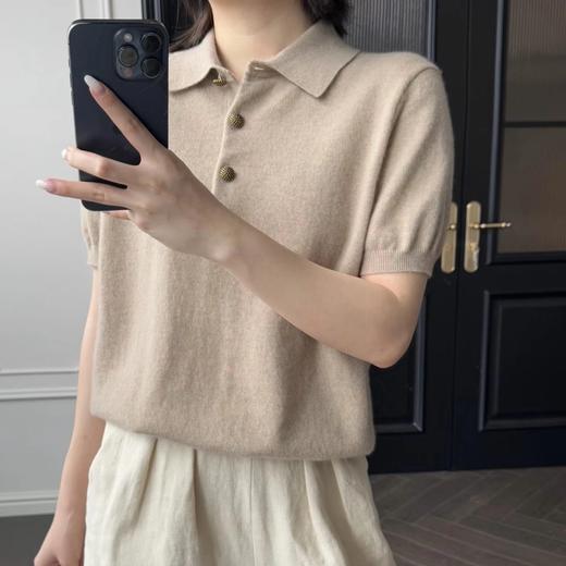 重磅渠道   lp羊绒polo    康赛尼皇家羊绒定纺   100纯山羊绒  康赛尼羊绒！ 商品图3