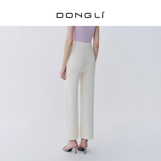 东黎 • 岛屿假日-线影裤 女士精纺阔腿裤 2152 商品图3