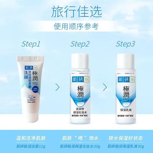 曼秀雷敦肌研极润旅行套装浓润型 12g+30ml+30ml 商品图2