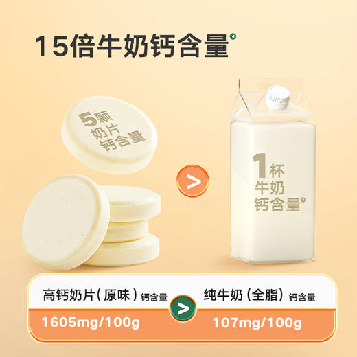 【宝宝馋了】高钙奶片（原味/香蕉味） 特添益生元 送18月+婴幼儿食谱 商品图1