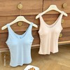 老米优品🎈3-5天。2件包邮！贴身温柔小云朵~☁《天丝莱赛尔+绵羊毛 一体式纯色吊带背心》自带胸垫设计！DD260410A 商品缩略图0