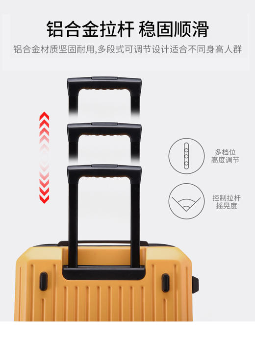 拉杆箱行李箱拉链款多个颜色多个尺寸选择 商品图4