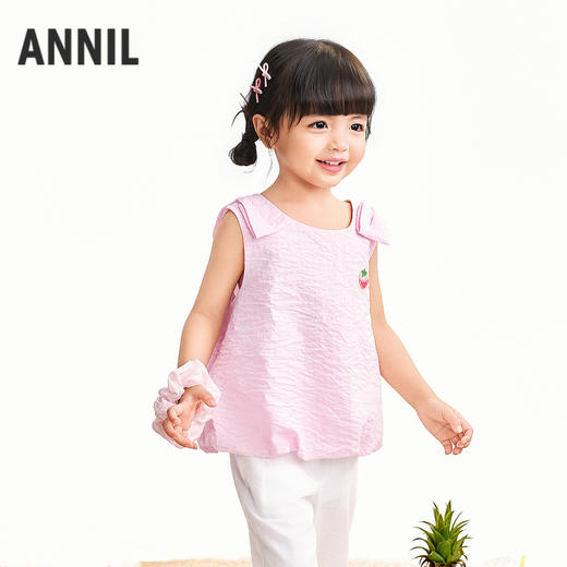 【实体店同款】女童无袖背心夏季新款安奈儿童装XG622209 商品图2