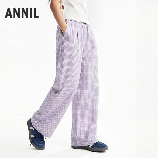 男女童梭织单裤夏季新款安奈儿童装EM626718 商品图0