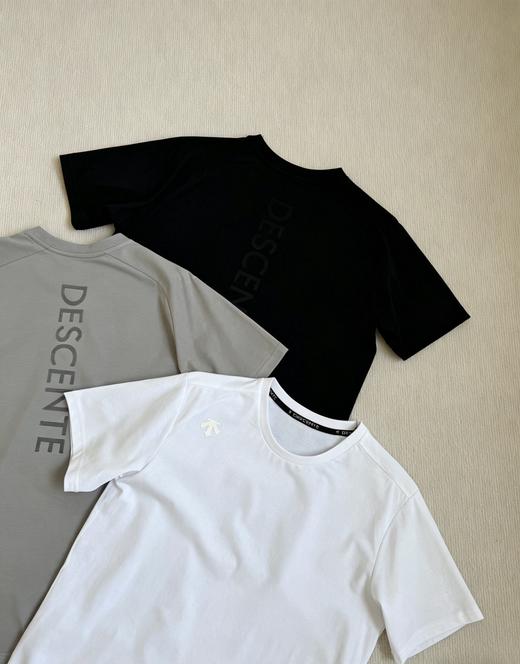 点此购买 迪桑特TRAINING系列夏季男士TOUGH吸湿速干运动短袖T恤 bk 344728 商品图8