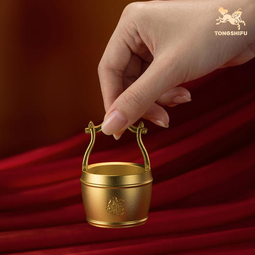 铜师傅《一桶金》书房装饰水桶铜摆件 招财进宝日进斗金乔迁礼物 商品图4
