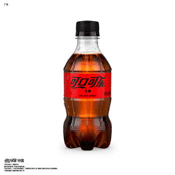可口可乐（Coca-Cola） 零度 Zero 汽水 碳酸饮料零糖零卡 300ML*12瓶 整箱装 商品图4