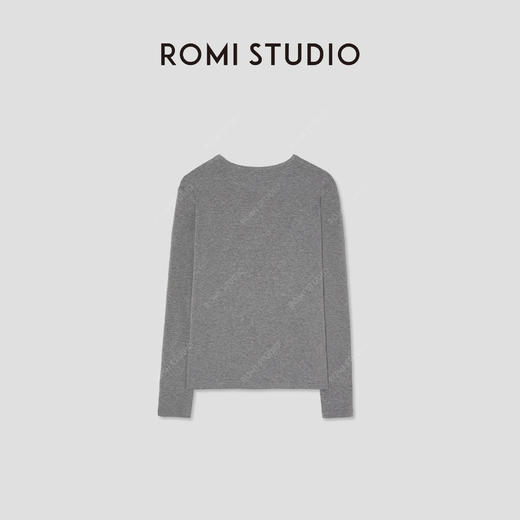 "简约休闲"山羊绒绵羊毛混纺舒适保暖长袖 RWCSS41961 商品图1