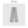 04-3潘依绣丁丁宠粉【极简定义】重磅100%棉夹花灰垂感休闲裤 7029-2T 商品缩略图1