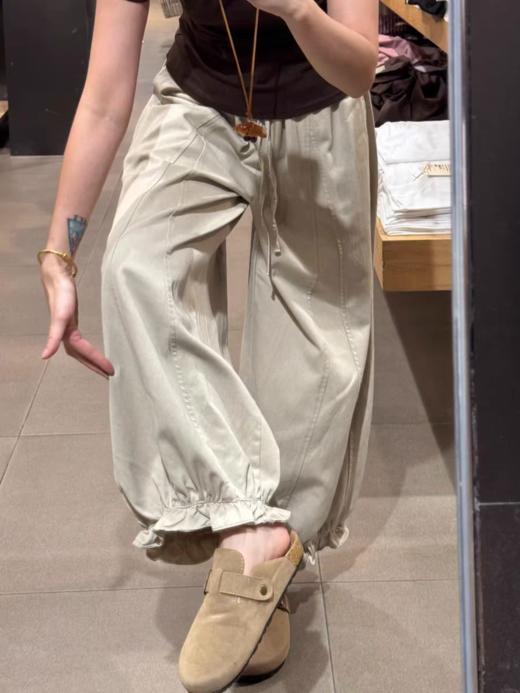 <曾小咸推荐>4.11新品上新 木耳边花苞九分裤 日常139！！ 活动价89！！【预售款，预计3-15天发货】 商品图5