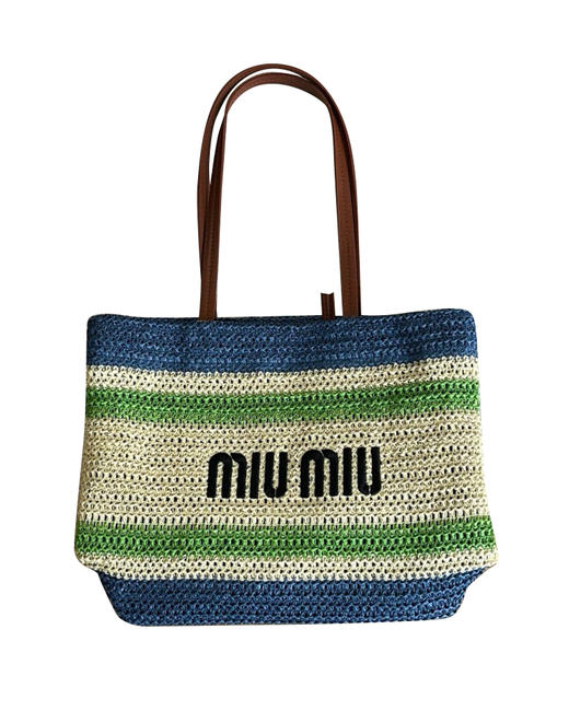 logo刺绣草编包la017 商品图0