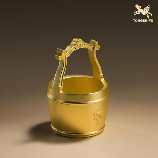 铜师傅《一桶金》书房装饰水桶铜摆件 招财进宝日进斗金乔迁礼物 商品图2