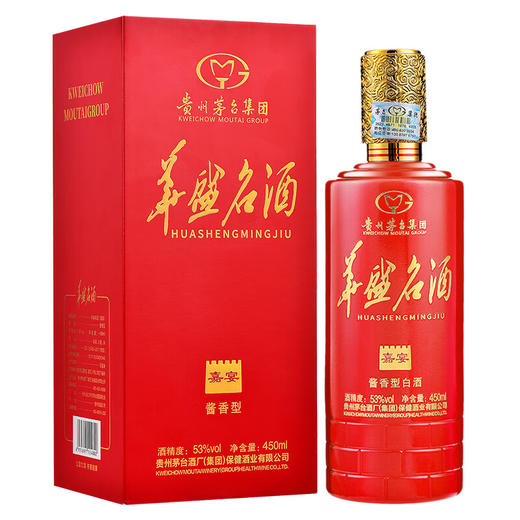 （清仓产品）2022年茅台华盛名酒嘉宴，茅台技开出品，53度酱香型纯粮白酒，整箱450ml*6瓶，适合商务招待喜宴用酒，性价比超高。 商品图3