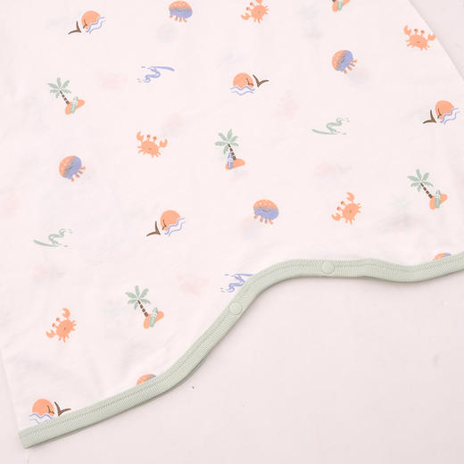 棉果果夏季新品男童女童凉感防蚊5A抗菌睡袍M201571226227 商品图2