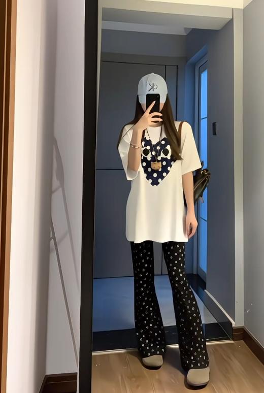 <曾小咸推荐>4.11新品上新 260G纯棉川久波点爱心短袖  日常109！！ 活动价79！！【预售款，预计3-15天发货】 商品图12