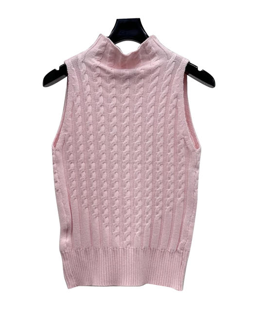 女款闪钻立领针织背心fe025 商品图1