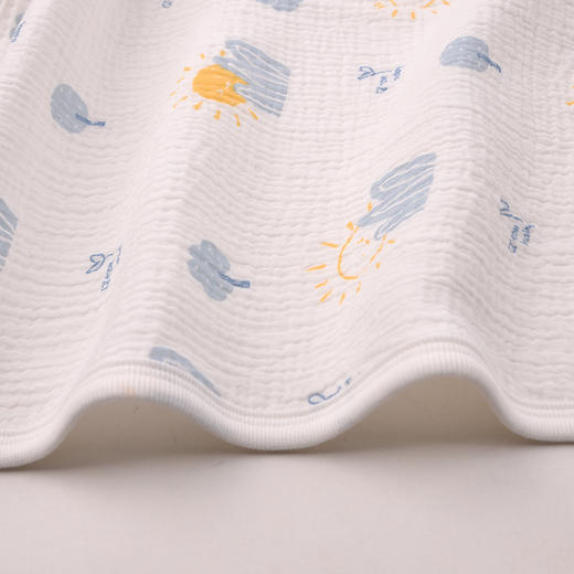 棉果果夏季新品男童女童防蚊5A抗菌双层纱布裹巾2条装(80*80cm)M205553200140 商品图1