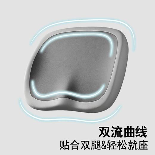 【透气不闷！防滑不移位】汽车坐垫办公室久坐椅子垫坐垫方形记忆棉学生椅垫加厚学生坐垫。xb 商品图0