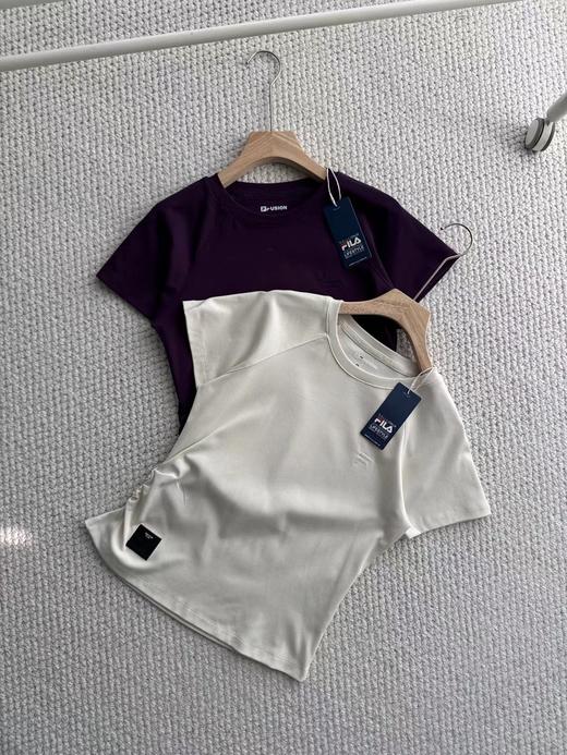 F041060春季休闲日常百搭透气圆领T恤女子针织短袖衫 商品图0