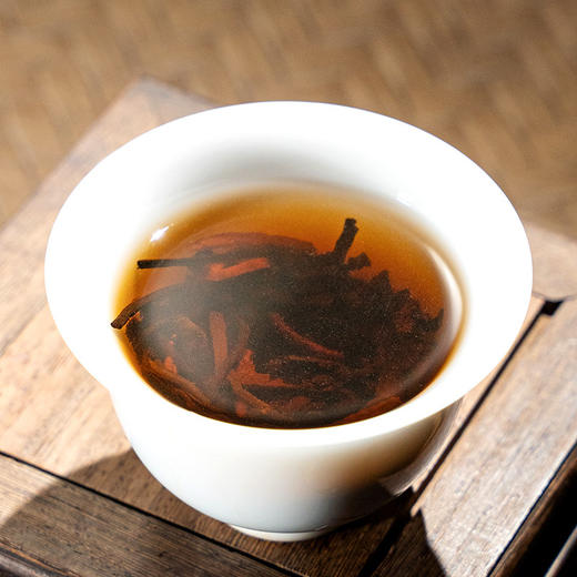 【春季茶礼】茶叶 六堡 陈皮六堡茶  黑茶 茶叶礼盒  典藏版 茶饮 五虎 520g 商品图4