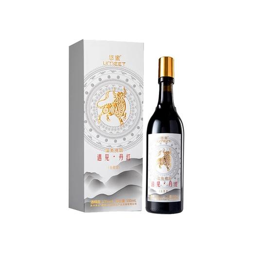 2023年茅台悠蜜遇见丹红水墨款，酒精度13度，整箱550ml*6瓶礼盒装。蓝莓精酿水果酒，果香浓郁，性价比超高。 商品图0