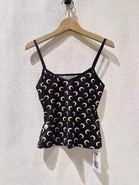 女款月亮吊带上衣he