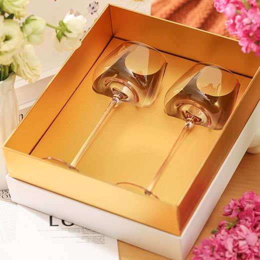 【AYNSLEY/安斯丽】LADY系列勃艮第红酒对杯 粉色 商品图3