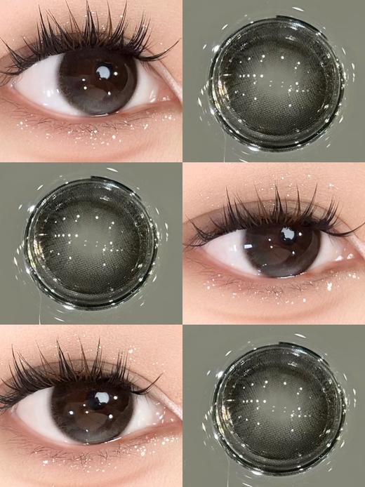 ginomii 半年抛 黑猫眼泪 直径14.2mm着色13.4mm 商品图8