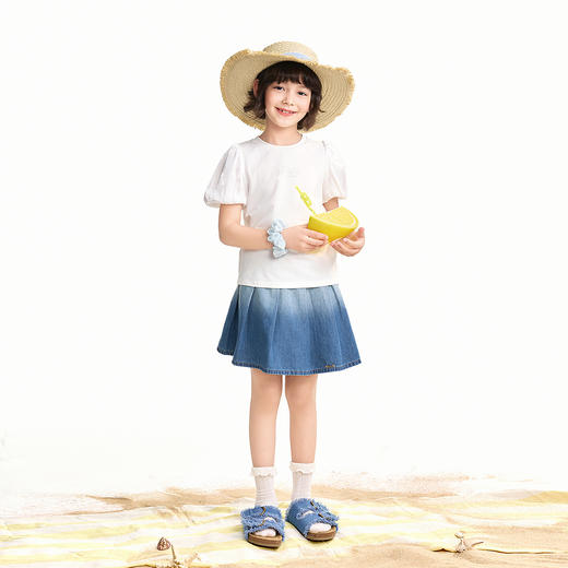 【实体店同款】女童短袖上衣夏季新款安奈儿童装AG621239 商品图3