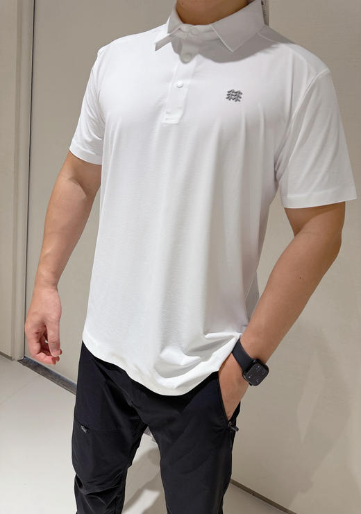 410-1 两棵树 压胶工艺 速干排湿抗菌 男士翻领短袖 跑量特价 商品图7