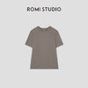 ROMI STUDIO 百搭宽松圆领休闲纯色简约打底短袖T恤女RWCRSM1715 商品缩略图0