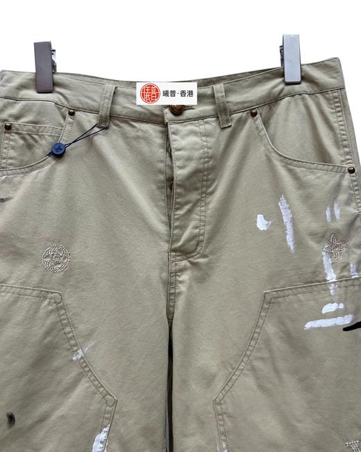 男款手工泼墨刺绣短裤zh 商品图2