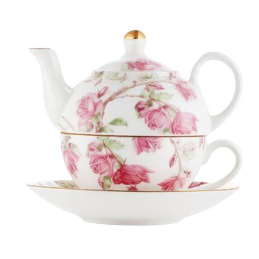 【AYNSLEY/安斯丽】 红玫瑰系列子母壶套装 3件套 商品图3