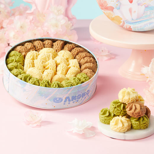 AKOKO 经典三拼（原味+抹茶味+咖啡味）350g 商品图2