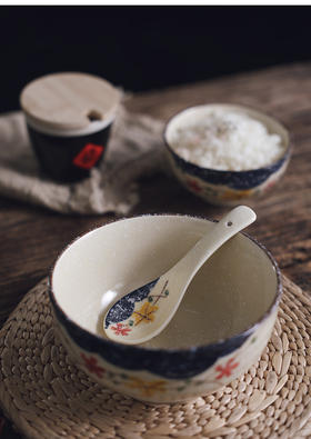 【新店开业活动】雪樱4.5时直口碗4个装，美食美器