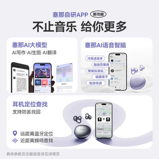 塞那S7S AI蓝牙耳夹式耳机(72小时发货) 商品图6