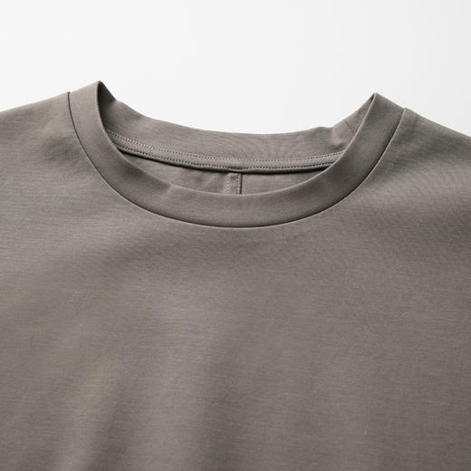 ROMI STUDIO 百搭宽松圆领休闲纯色简约打底短袖T恤女RWCRSM1715 商品图2