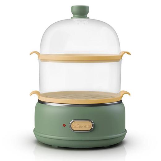 【自营】小熊 多功能双层煮蛋器 自动跳断 透明上盖 防烫提手 ZDQ-B14E8 双层一键操作可做蛋羹蒸蛋自动断电防干烧 商品图0