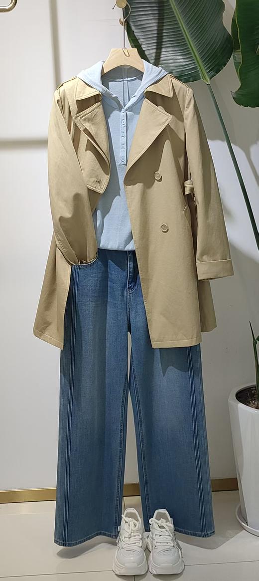 581002秋款一手长经典风衣 商品图4