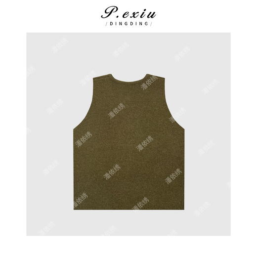 04-4潘依绣丁丁宠粉小众高级感时髦叠穿百搭针织无袖马甲 L2551 商品图2