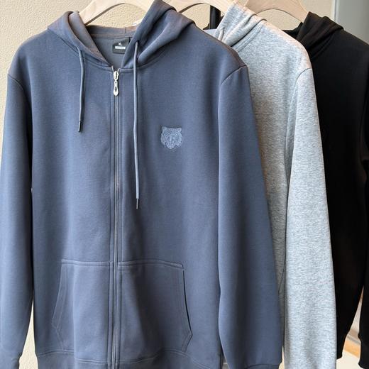 【3-5天发货】伊泺杉虎头连帽卫衣开衫外套 商品图3