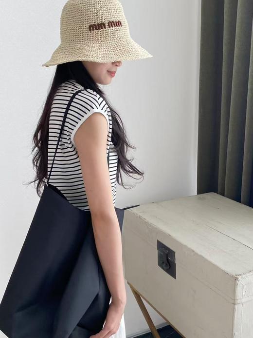 【门店同款】ENJOY夏季韩版刺绣条纹T 162805784 商品图3