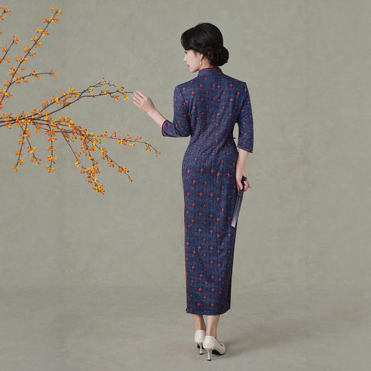 木兰棉春夏款中国风旗袍CX0999 商品图4