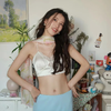 真丝内衣套装，19姆米氨纶真丝定制水溶睫毛蕾丝 商品缩略图4