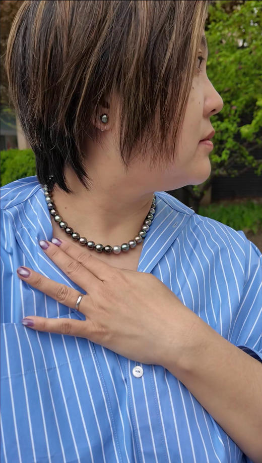 【日本溯源之旅】真科研大证黑蝶串珠8.7-10.8mm（展会产品拍下后不支持7天无理由退换货） 商品图4