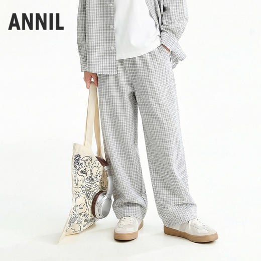 男女童梭织单裤夏季新款安奈儿童装EM626718 商品图2