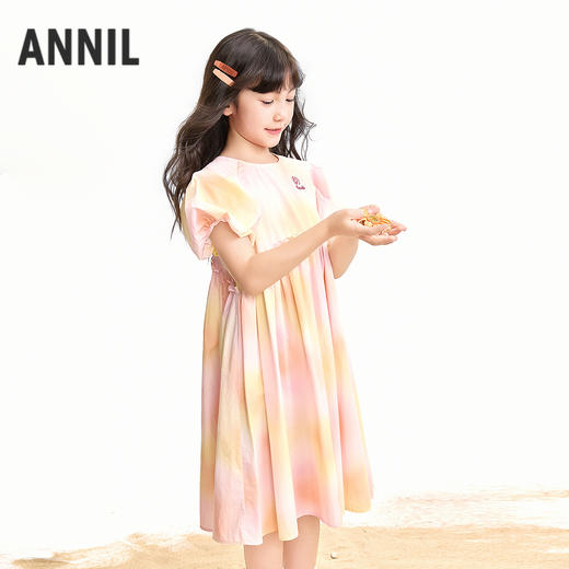 【实体店同款】女童短袖连衣裙夏季新款安奈儿童装AG623149 商品图2