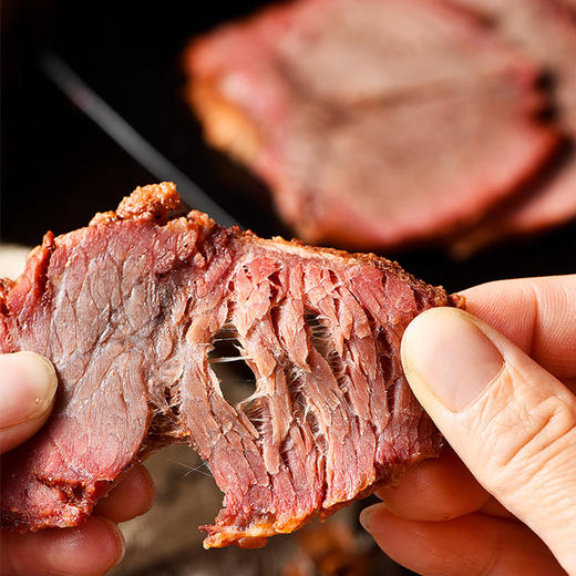 赛味馋酱牛肉/手撕牛肉干 内蒙古草原特产 传统原味 开袋即食 商品图2